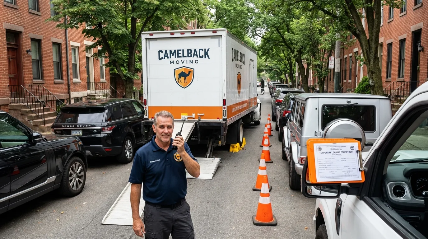 City street loading permit setup in Bethel Park, PA