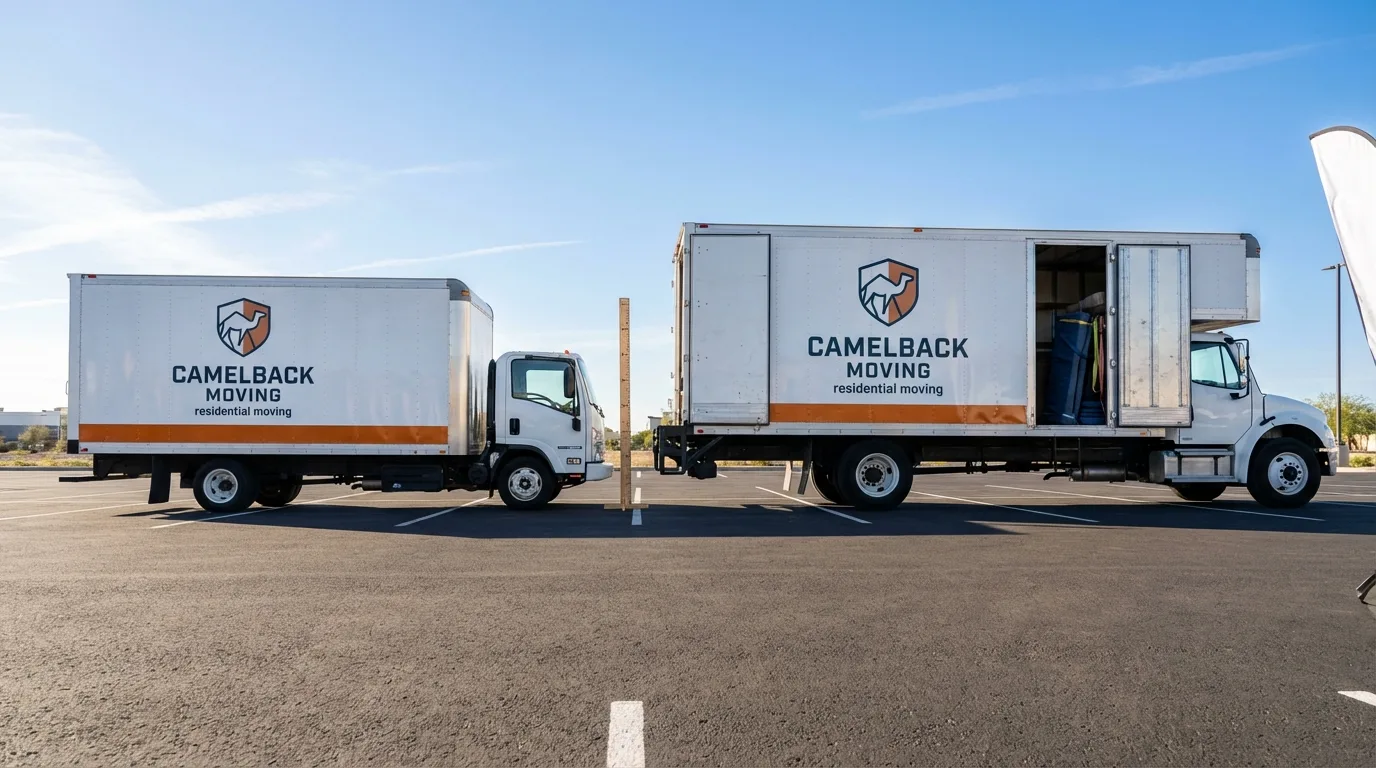 Moving truck size capacity guide in Bethel Park